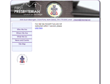 Tablet Screenshot of firstpresgf.org